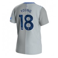 Everton Ashley Young #18 Tredjeställ 2023-24 Kortärmad